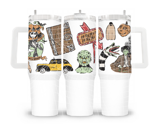 UVDTF 40oz Halloween Favorites