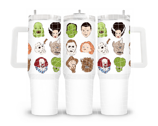 UVDTF 40oz Spooky Faces